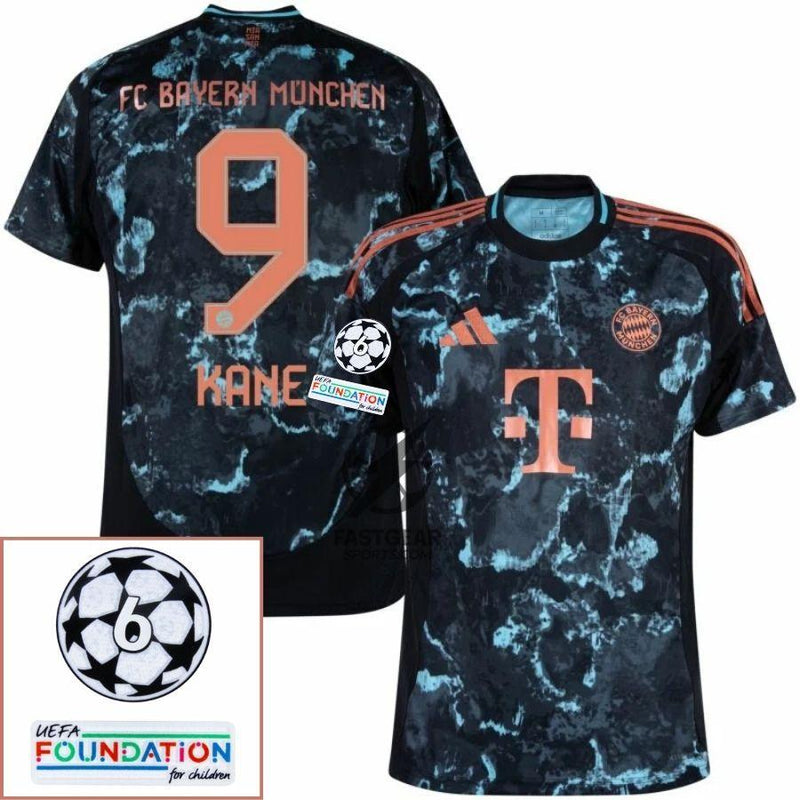 Arsenal Away Fan Jersey 2024/25 Patches UCL UEFA Foundation (Official Printing)