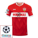 VfB Stuttgart Away Fan Jersey 2024/25 Patches UCL UEFA Foundation (Official Printing)