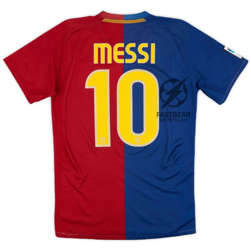 Messi #10 Barcelona Home Retro Jersey 2008/09