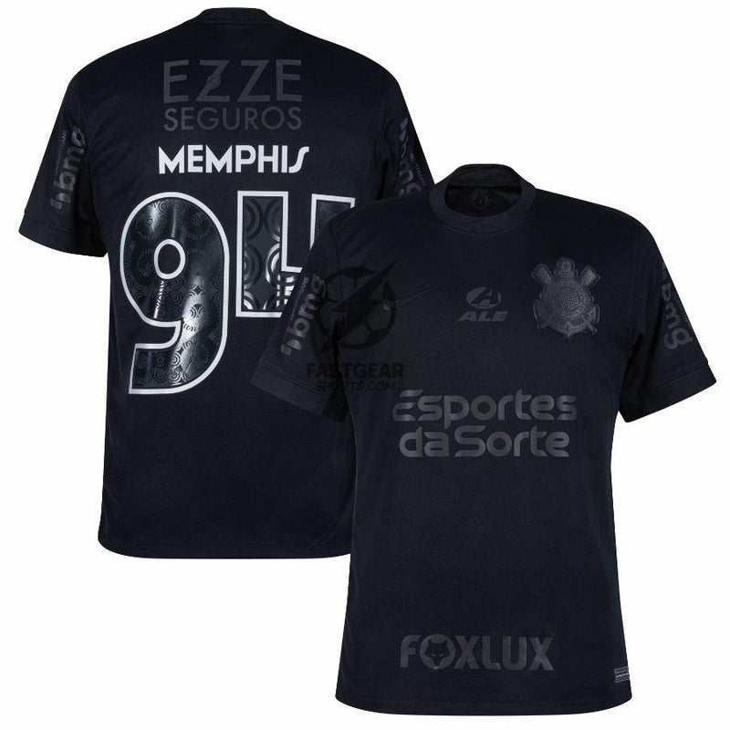 Corinthians Memphis 94 Away Fan Jersey 2024/25 Full Sponsor (Official Printing)