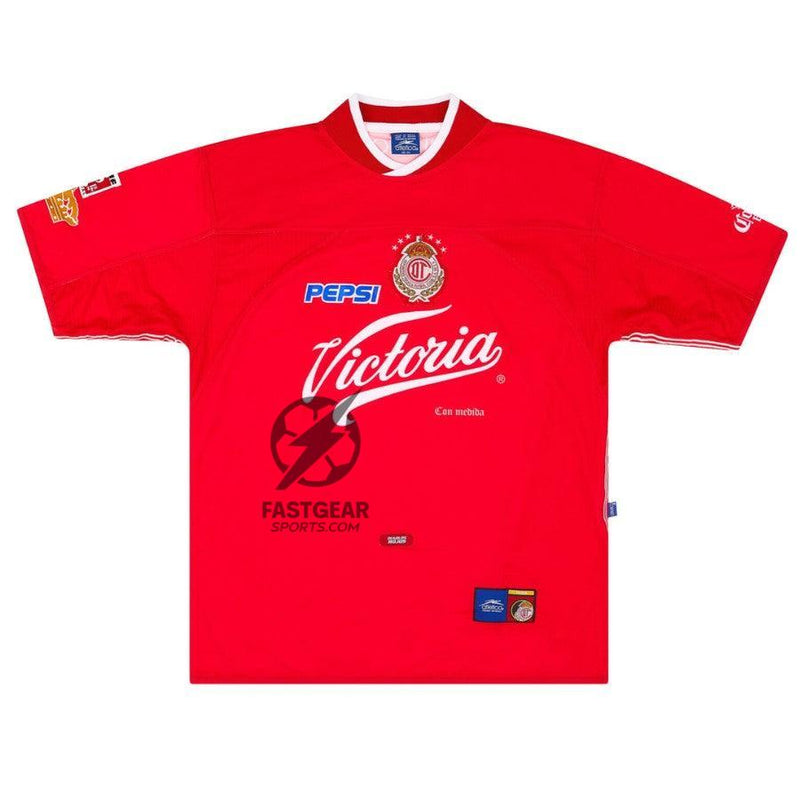 Deportivo Toluca Retro Home Fan Jersey 2000/01