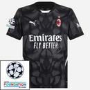 AC Milan GK Home 2024/25 Patches UCL UEFA Foundation (Official Printing)