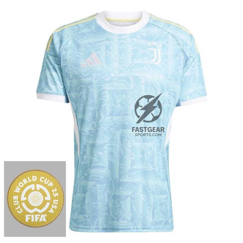 Juventus Away Fan Jersey 2025/26 Patch Club World Cup