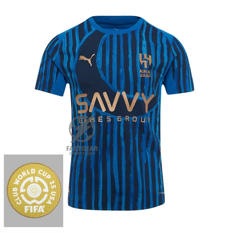 Al Hilal Home Fan Jersey 2025/26 Patch Club World Cup