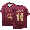 Arsenal Henry 2005-06 Embroidery Home Jersey  Retro Collection