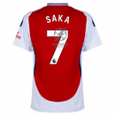 Arsenal Home Fan Jersey 2024/25 Patches UCL UEFA Foundation (Official Printing)