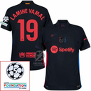 Barcelona Away 2024/25 Patches UCL UEFA Foundation (Official Printing)