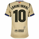 Barcelona Away Lamine Yamal 10 Fan Jersey 2025/26 Official Printing (Champions League)