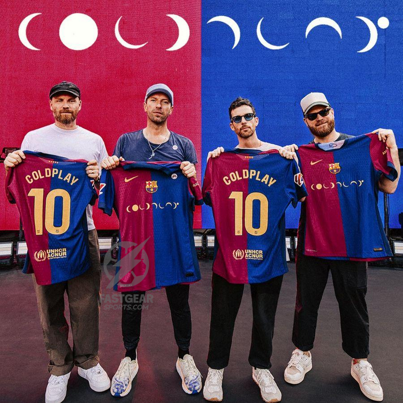 Barcelona Coldplay Collab Home Fan Jersey 2024/25