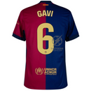 Barcelona Gavi 6 Home 2024/25 Patches UCL UEFA Foundation (Official Printing)