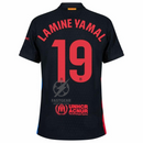 Barcelona Lamine Yamal 19 Away 2024/25 Patches UCL UEFA Foundation (Official Printing)