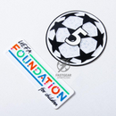 Barcelona Lewandowski 9 Home 2024/25 Patches UCL UEFA Foundation (Official Printing)