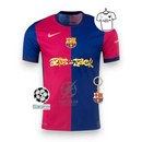 Barcelona Travis Scott Home Fan Jersey 2025/26 Spotify and FC Barcelona Collab With Travis Scott on a Special Cactus Jack
