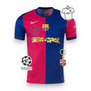 Barcelona Travis Scott Home Fan Jersey 2025/26  Spotify and FC Barcelona Collab With Travis Scott on a Special Cactus Jack Champions League Patch