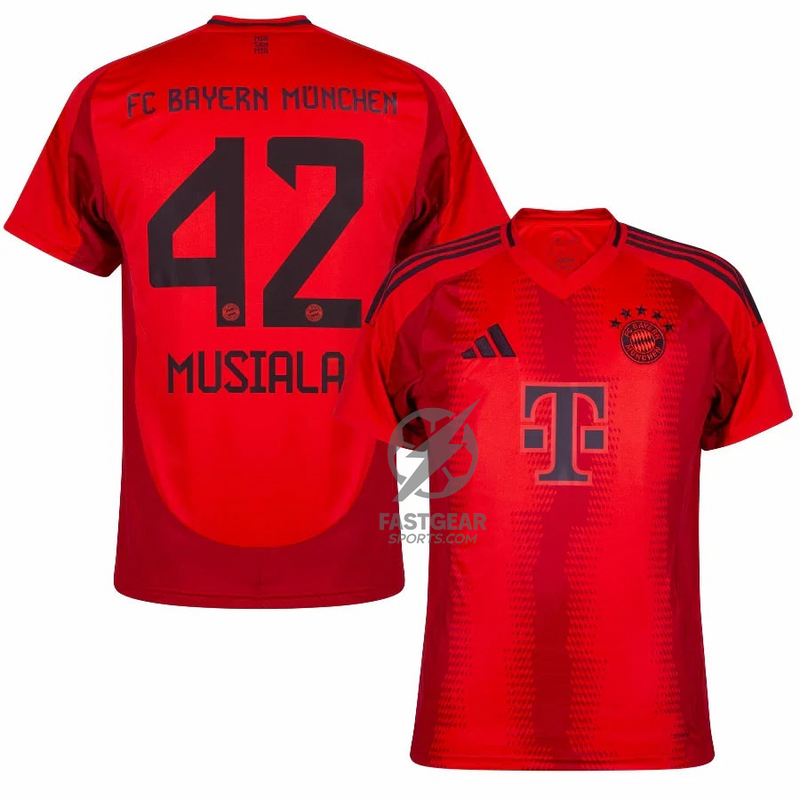 Bayern Munich MUSIALA #42 Home Fan Jersey 2024/25