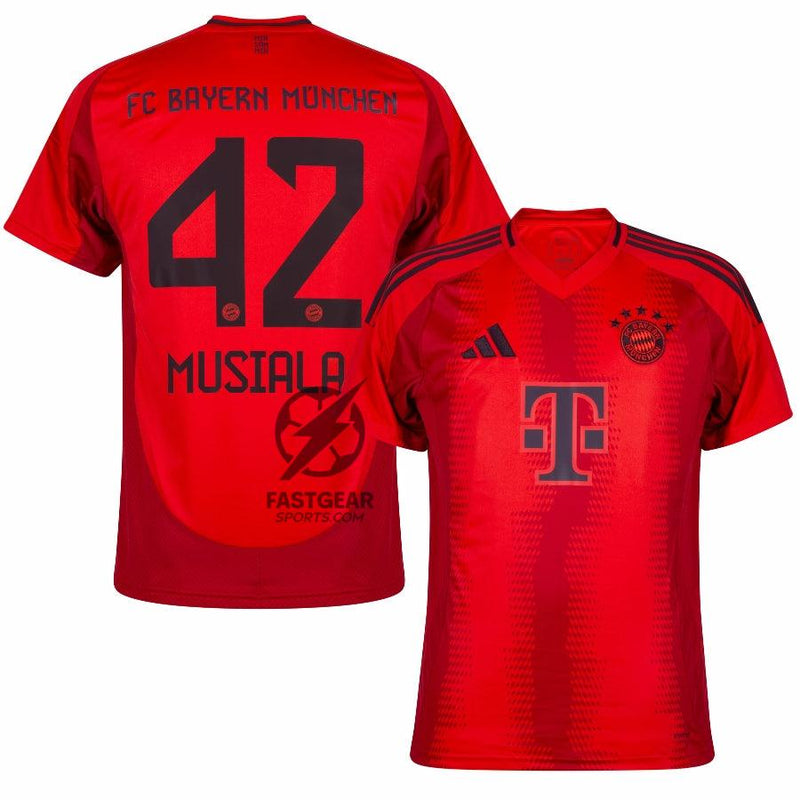 Bayern Munich MUSIALA #42 Home Fan Jersey 2024/25