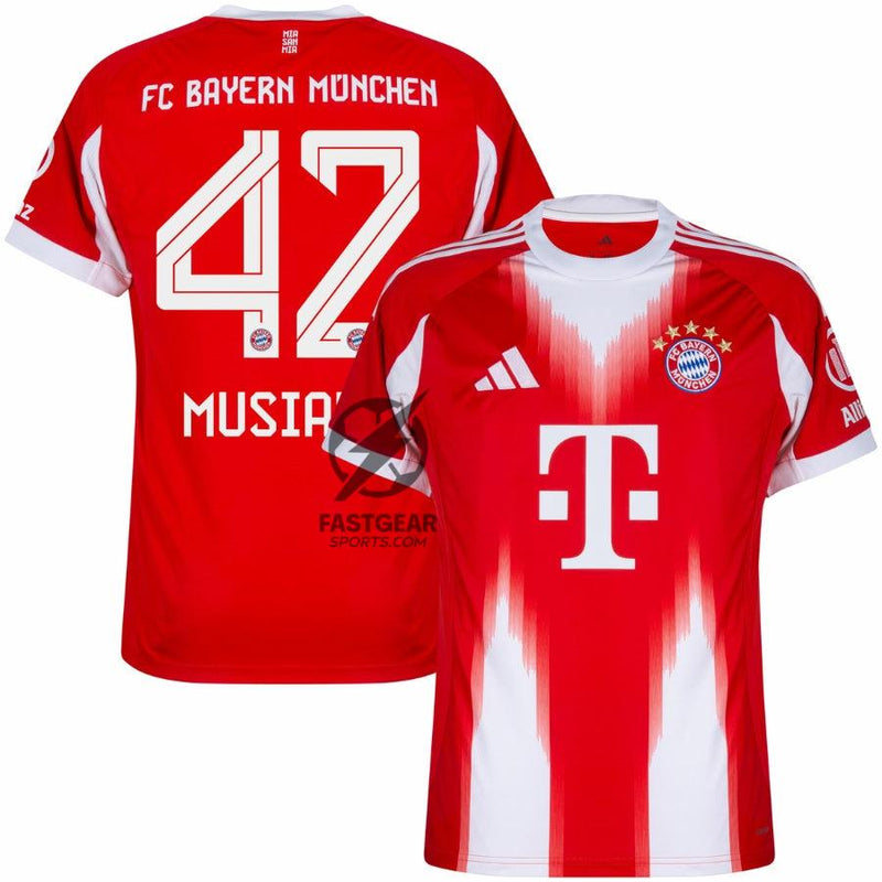 Bayern Munich Home Musiala 42 Fan Jersey 2025/26