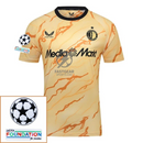 Feyenoord Fourth 2024/25 Patches UCL UEFA Foundation (Official Printing)