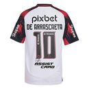 Flamengo Away Fan Jersey 2025/26 Patchs + Full Sponsor (Official Printing)