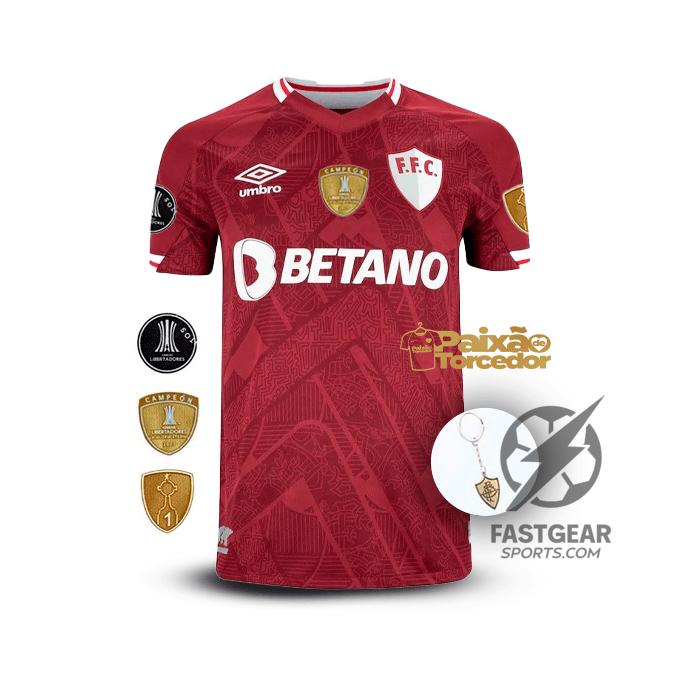 Fluminense Third 2023/24 Patchs Libertadores - Fan Version