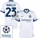 Inter Milan Barella 23 Away 2024/25 Patches UCL UEFA Foundation (Official Printing)