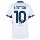 Inter Milan Lautaro 10 Away 2024/25 Patches UCL UEFA Foundation (Official Printing)