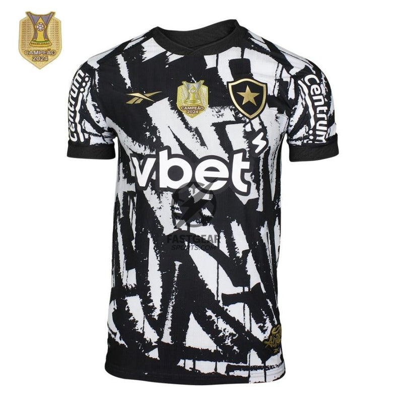 Botafogo Fourth Fan Jersey 2025/26 Patch Campeon