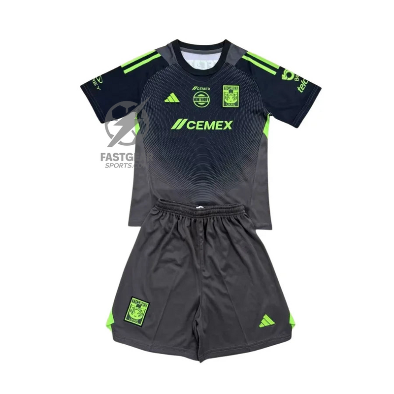 Kids Kit Tigres UANL GK Home 2025/26