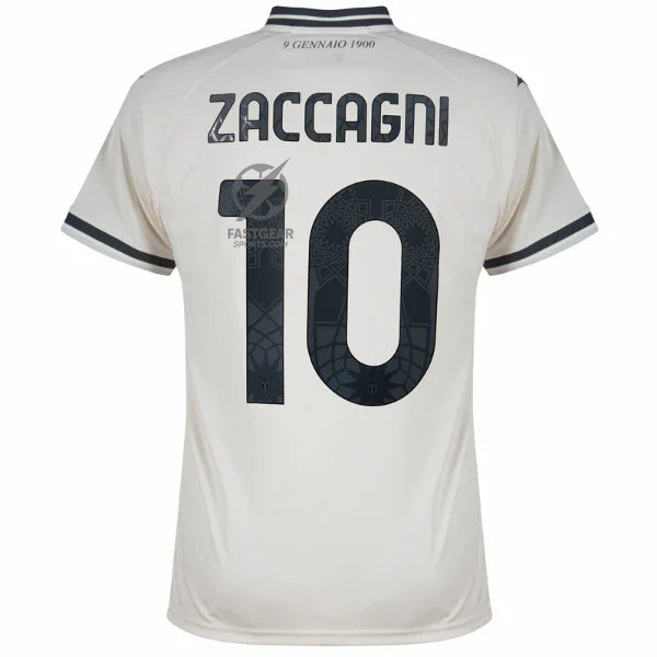 Lazio Away Zaccagni 10 Fan Jersey 2025/26 Official Printing