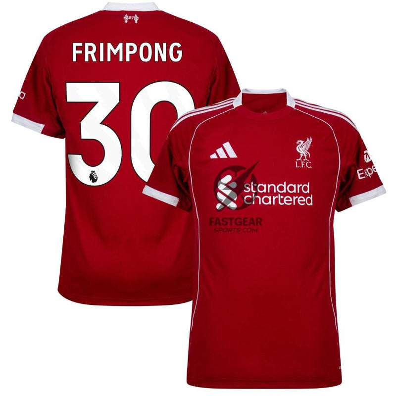 Liverpool Frimpong 30 Home Fan Jersey 2025/26
