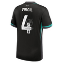 Liverpool Away 2024/25 Patches UCL UEFA Foundation (Official Printing)