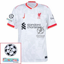 Liverpool Mac Allister 10 Away 2024/25 Patches UCL UEFA Foundation (Official Printing)