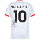 Liverpool Mac Allister 10 Away 2024/25 Patches UCL UEFA Foundation (Official Printing)