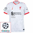 Liverpool Mohamed Salah 11 Away 2024/25 Patches UCL UEFA Foundation (Official Printing)