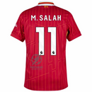 Liverpool Mohamed Salah 11 Home 2024/25 Patches UCL UEFA Foundation (Official Printing)