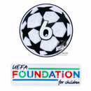 Liverpool Mohamed Salah 11 Home 2024/25 Patches UCL UEFA Foundation (Official Printing)