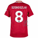 Liverpool Szoboszlai 8 Home 2024/25 Patches UCL UEFA Foundation (Official Printing)