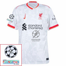 Liverpool Virgil 4 Away 2024/25 Patches UCL UEFA Foundation (Official Printing)