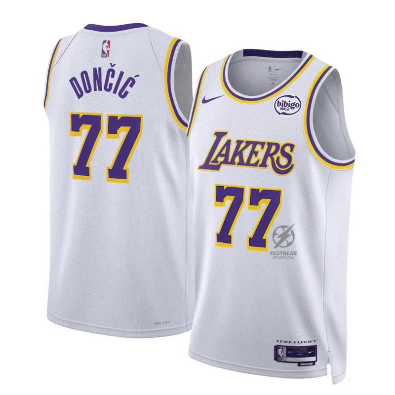 Luka Doncic 77 Los Angeles Lakers Association Edition NBA Jersey
