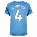 Manchester City Home Reijnders 4 Fan Jersey 2025/26