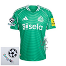 Newcastle United Away Fan Jersey 2025/26 Patches UCL + 10th Anniversary UEFA.