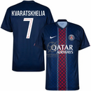 PSG Kvaratskhelia 7 Home Fan Jersey 2025/26