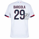 Paris Saint-Germain Barcola 29 Fan Jersey Away 2024/25 Patches UCL UEFA Foundation (Official Printing)