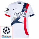 Paris Saint-Germain O.DEMBELE 10 Fan Jersey Away 2024/25 Patches UCL UEFA Foundation (Official Printing)
