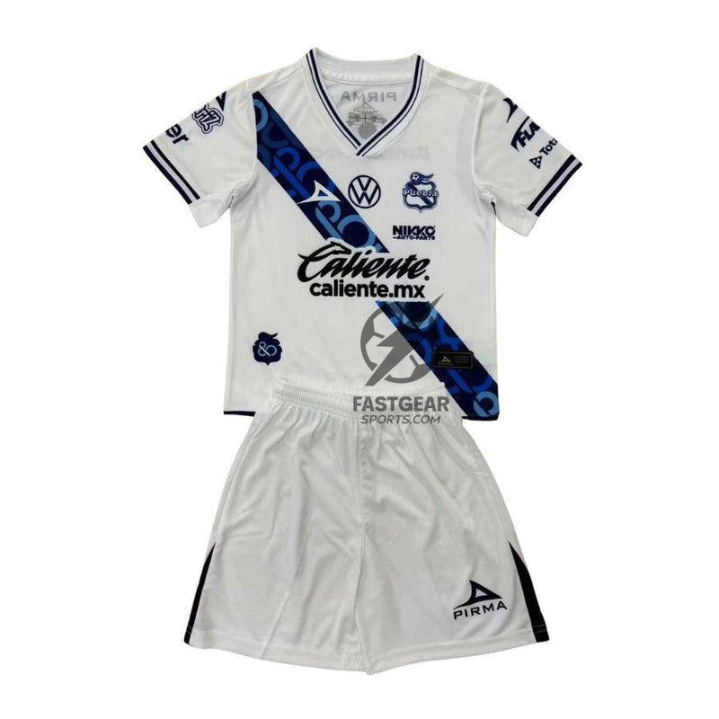 Kids Kit Club Puebla Home Fan Jersey 2024/25