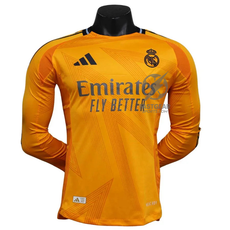 Real Madrid Away Long Sleeve Authentic Player 2024/25