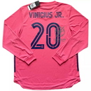 Real Madrid Away Long Sleeve Fan Jersey 2020/21 Vini Jr. 20