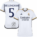 Real Madrid Bellingham 5 Home Fan Jersey 2023/24
