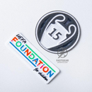 Real Madrid Bellingham 5 Home Fan Jersey Long Sleeve 2024/25 Patches UCL UEFA Foundation (Official Printing)