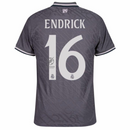 Real Madrid Endrick 16 Third Fan Jersey 2024/25 Patches UCL UEFA Foundation (Official Printing)
